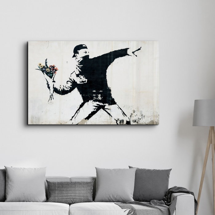Wallity CAM-6008 Pintura Decorativa de Vidrio Templado 46 x 72 cm